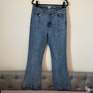 Kensie Denim Flare Jeans in Light Blue